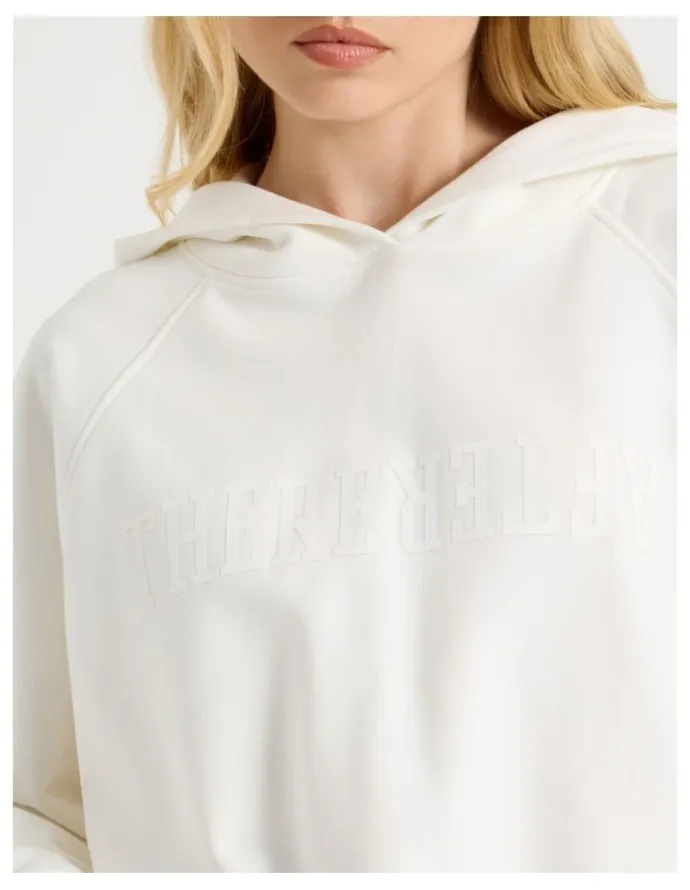 There After Raglan Hoodie in White