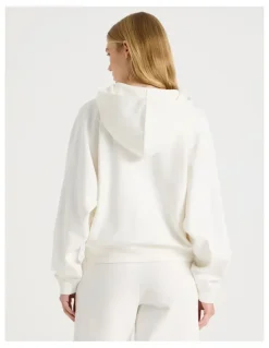 There After Raglan Hoodie in White