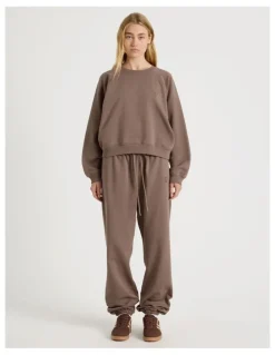 There After 70's Jogger in Taupe