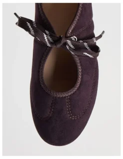 There After Sabrina Flat Shoes in Chocolate