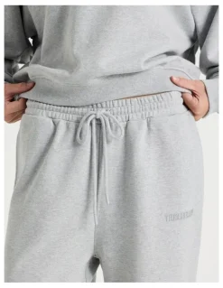 There After Wide Leg Jogger in Grey Marle