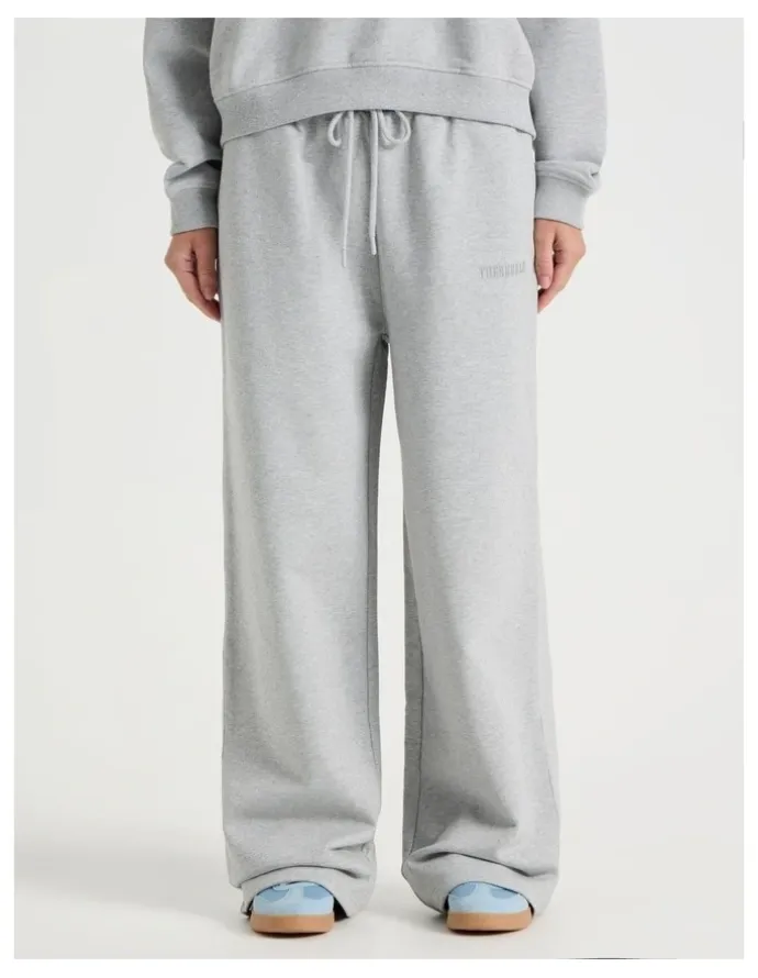 There After Wide Leg Jogger in Grey Marle