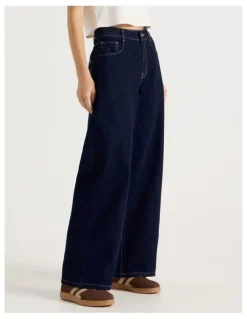 There After Low Rise Baggy Jeans in Indigo