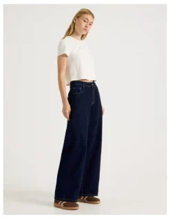 There After Low Rise Baggy Jeans in Indigo