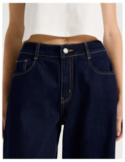 There After Low Rise Baggy Jeans in Indigo