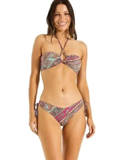 Tigerlily Caya Zala Bandeau Bikini Top in Multi