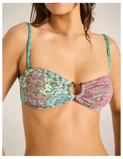 Tigerlily Floriana Akila Bandeau Bikini Top