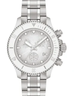 Tissot Seastar 1000 Chronograph 38mm Watch T1202171101100 in White