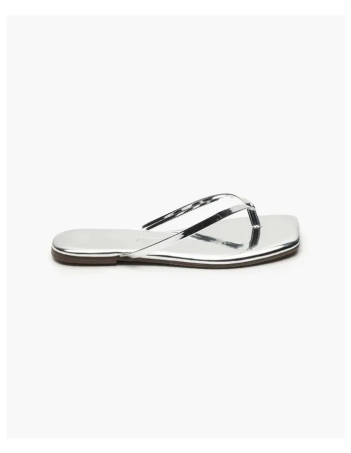 Tkees Tkees Lily - Square Toe Mirror-Chrome