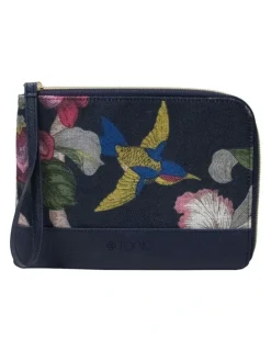 Tonic Duet Birdsong Pouch in Indigo