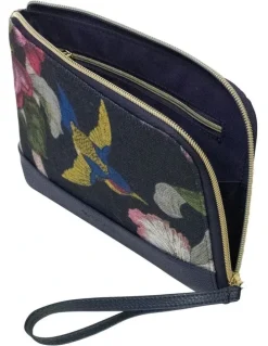 Tonic Duet Birdsong Pouch in Indigo