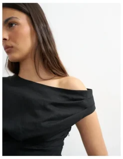 TOPSHOP CASA CINCHED WAIST TOP