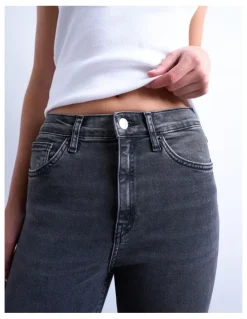 TOPSHOP Jamie High Rise Skinny Jeans in Black