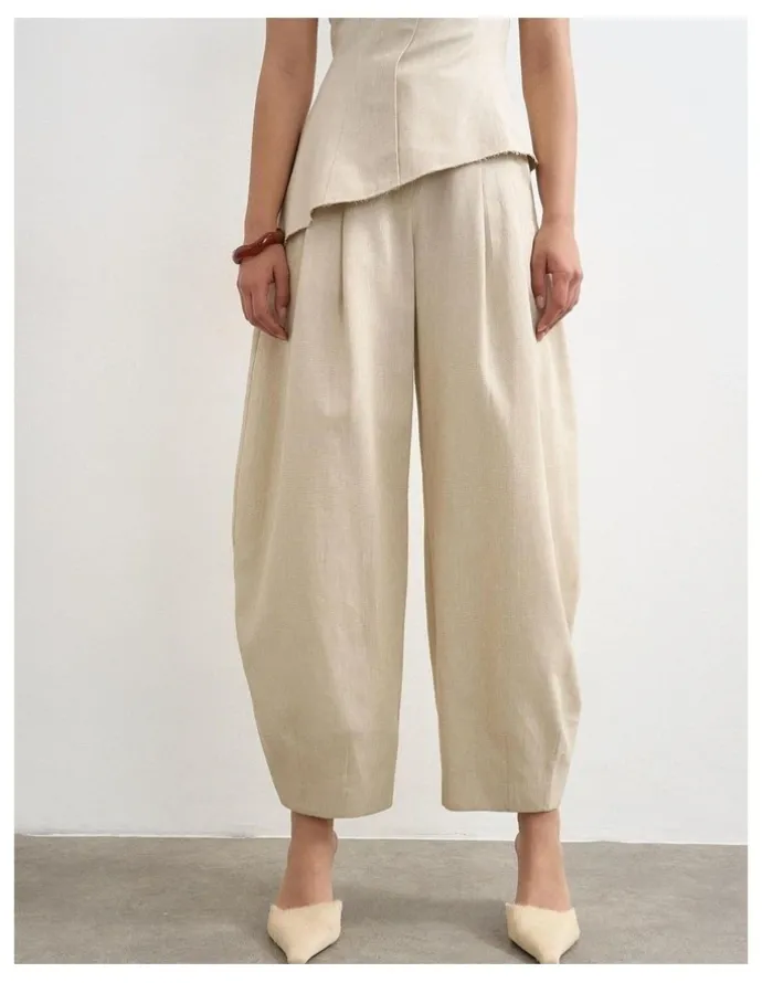 TOPSHOP SINA BARREL LEG TROUSER