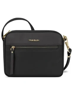 Travelon Addison Anti-Theft Small Crossbody Bag in Black