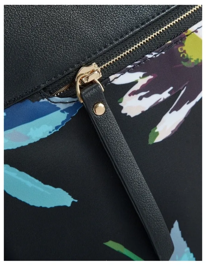 Travelon Addison Anti-Theft Tablet Tote in Midnight Floral