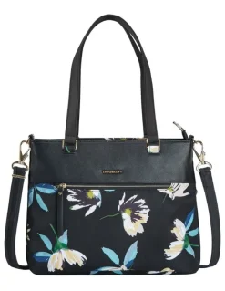 Travelon Addison Anti-Theft Tablet Tote in Midnight Floral