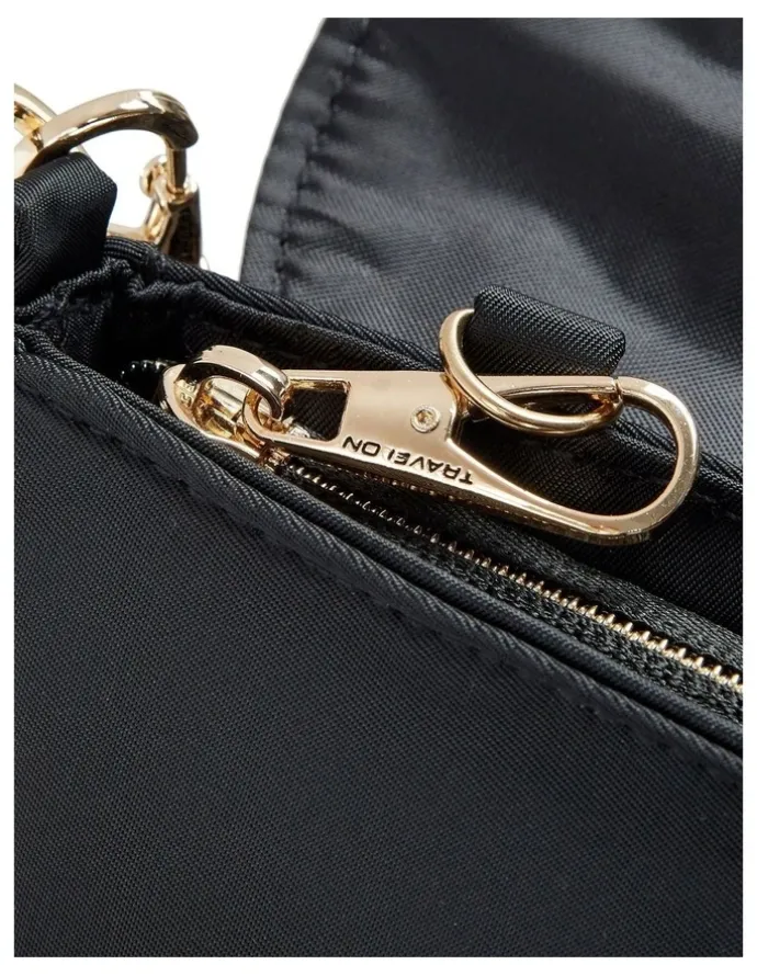 Travelon Addison Anti-Theft Covertible Belt Bag in Black