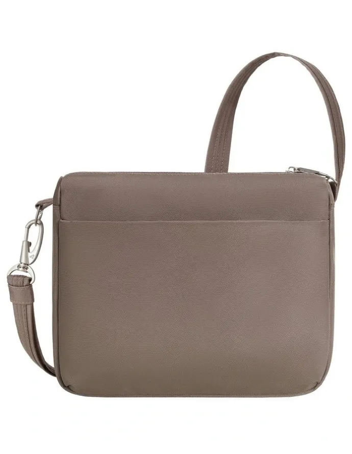 Travelon Classic Anti-Theft Small East/West Crossbody Bag in Hazelnut