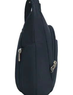 Travelon Classic Anti-Theft Crossbody Bucket Bag in Midnight