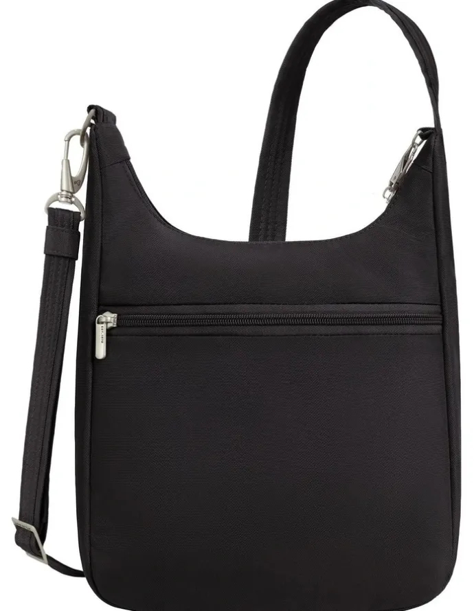 Travelon Classic Anti-Theft Essential Messenger Bag in Black