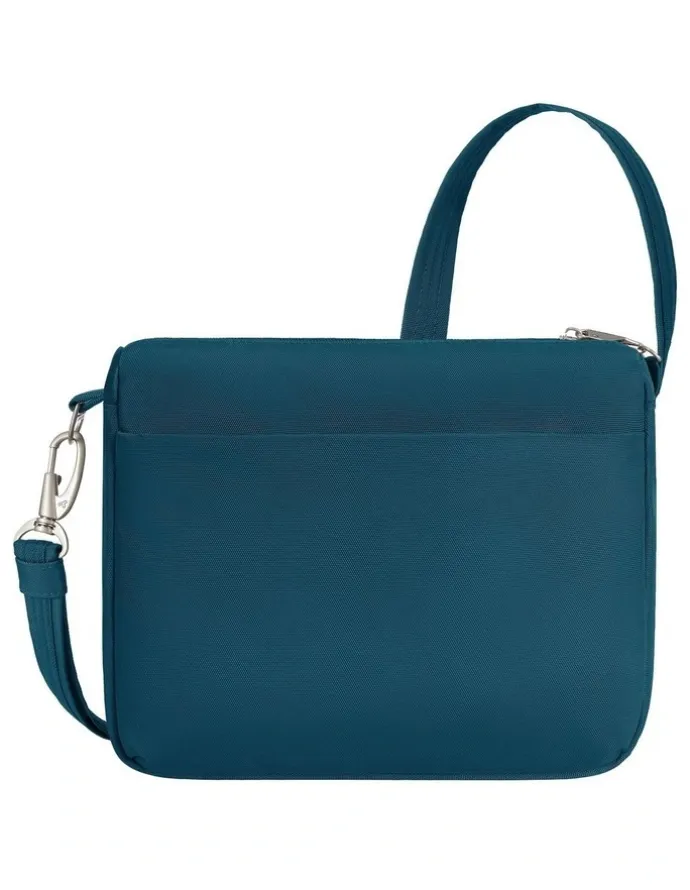 Travelon Classic Anti-Theft Small East/West Crossbody Bag in Teal