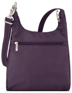 Travelon Classic Anti-Theft Essential Messenger Bag in Purple