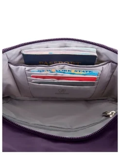 Travelon Classic Anti-Theft Essential Messenger Bag in Purple