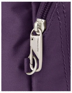 Travelon Classic Anti-Theft Essential Messenger Bag in Purple