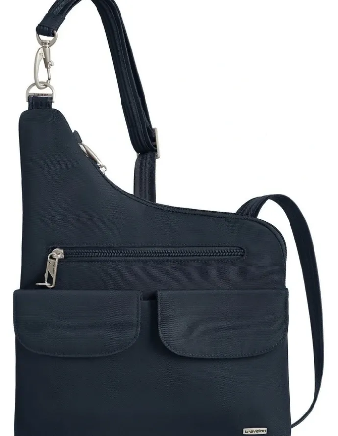 Travelon Classic Anti-Theft Crossbody Bag in Midnight