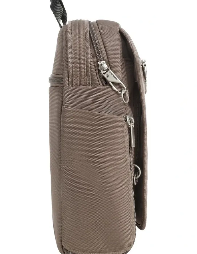 Travelon Classic Anti-Theft Tablet Medium Tour Bag in Hazelnut