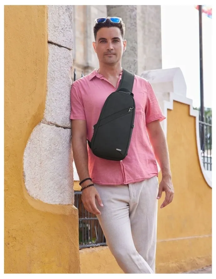 Travelon Classic Anti-Theft Sling Bag in Black