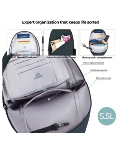 Travelon Classic Anti-Theft Sling Bag in Midnight