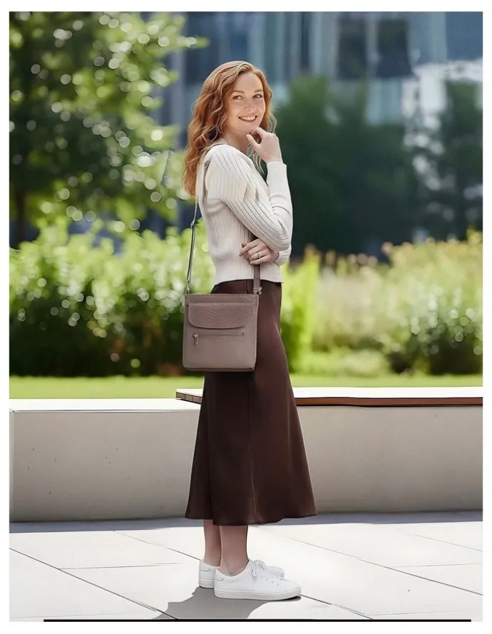 Travelon Classic Anti-Theft Mini Shoulder Bag in Black