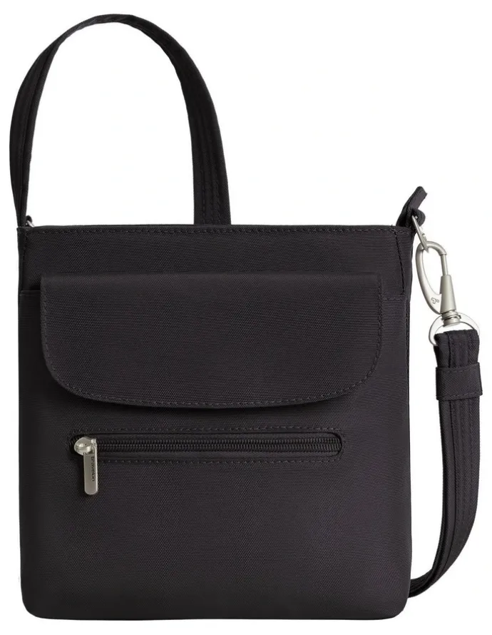 Travelon Classic Anti-Theft Mini Shoulder Bag in Black