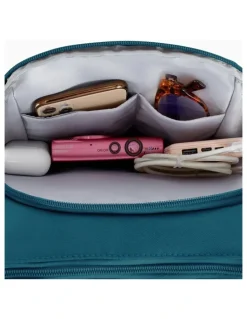 Travelon Classic Anti-Theft Crossbody Bucket Bag in Teal