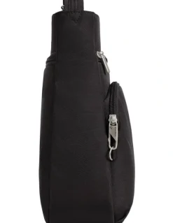 Travelon Classic Anti-Theft North/South Crossbody Bag in Black