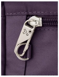 Travelon Classic Anti-Theft Small East/West Crossbody Bag in Purple