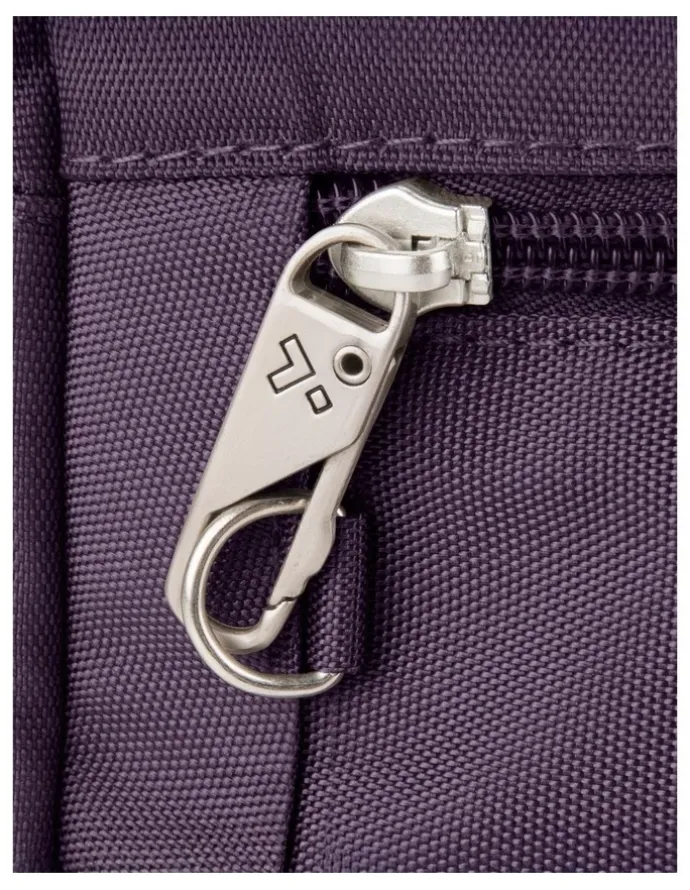 Travelon Classic Anti-Theft Small East/West Crossbody Bag in Purple