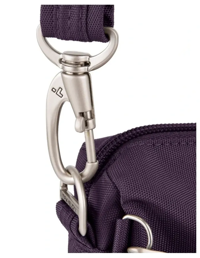Travelon Classic Anti-Theft Small East/West Crossbody Bag in Purple