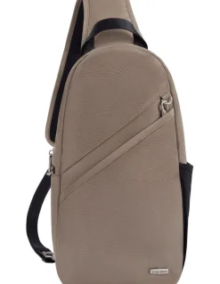 Travelon Classic Anti-Theft Sling Bag in Hazelnut