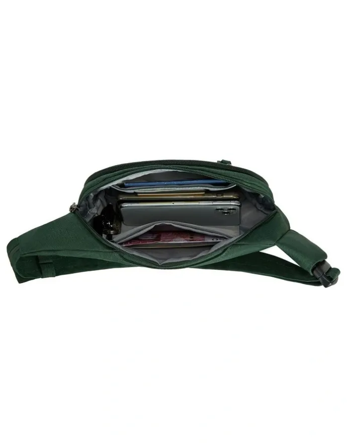 Travelon Metro Anti-Theft Waist Pack in Forest Heather