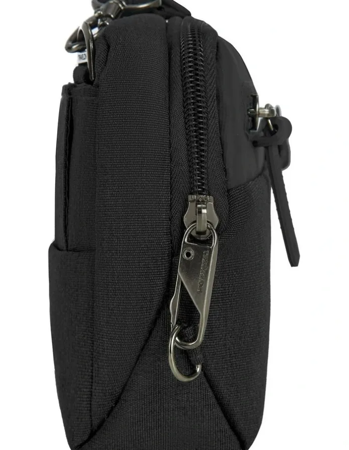 Travelon Metro Anti-Theft Convertible Small Crossbody Bag in Black