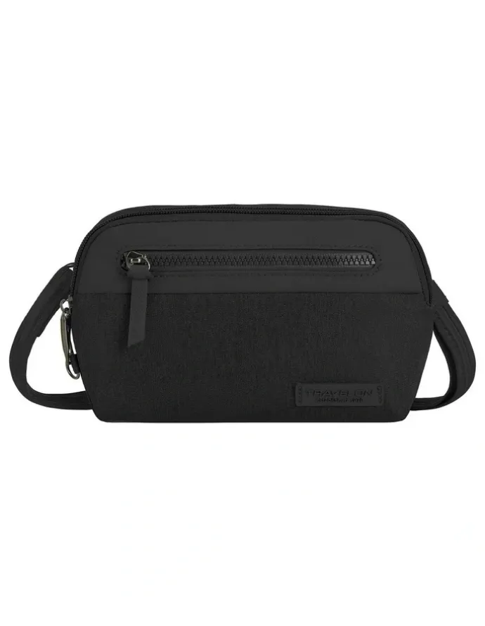 Travelon Metro Anti-Theft Convertible Small Crossbody Bag in Black