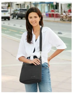Travelon Metro Anti-Theft Crossbody Bag in Black