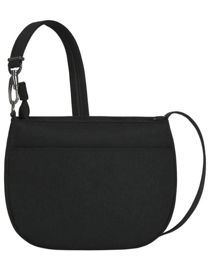 Travelon Metro Anti-Theft Saddle Crossbody Bag in Black