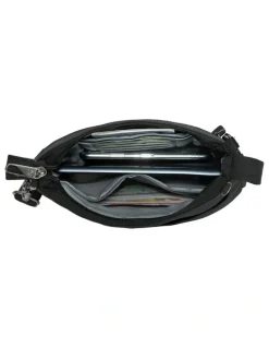 Travelon Metro Anti-Theft Saddle Crossbody Bag in Black