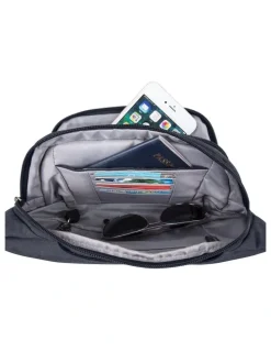 Travelon Metro Anti-Theft Waist Pack in Navy Heather