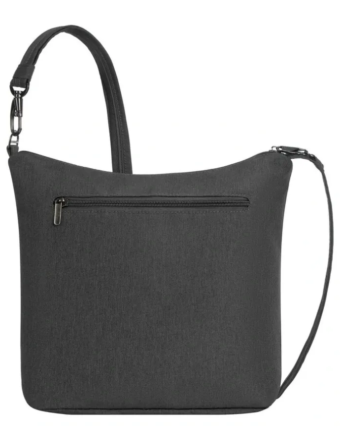 Travelon Metro Anti-Theft Crossbody Bag in Gray Heather