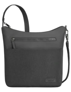 Travelon Metro Anti-Theft Crossbody Bag in Gray Heather